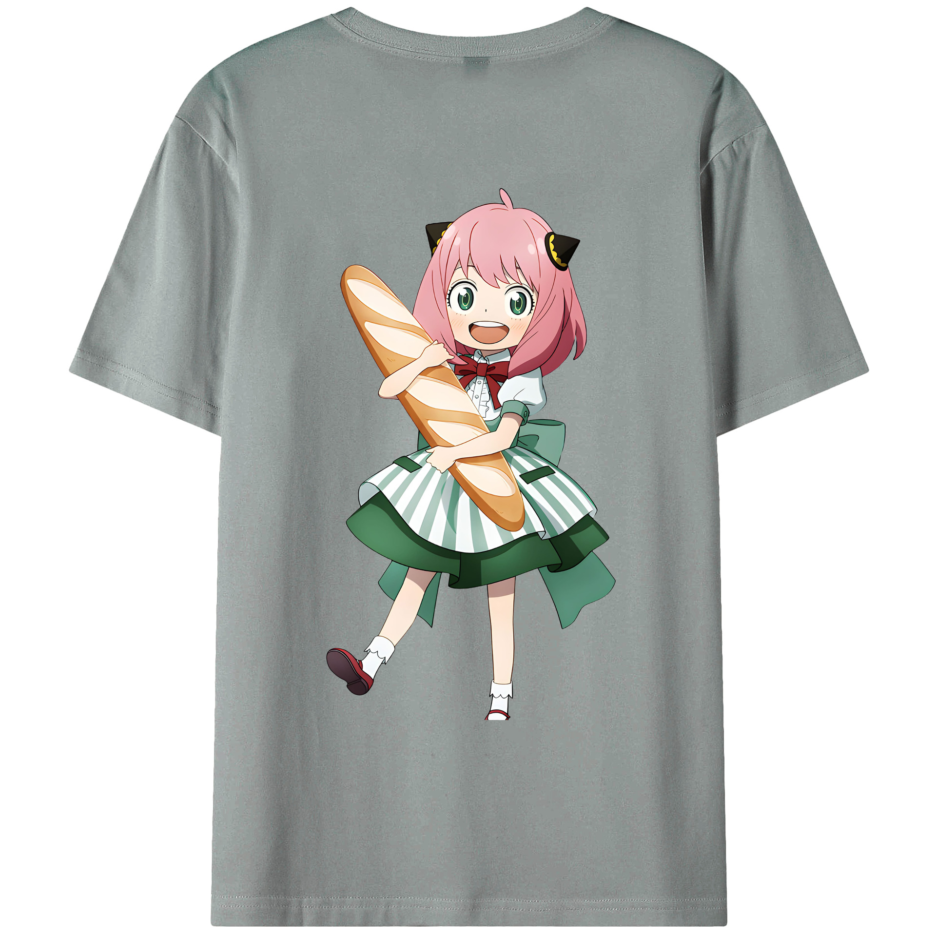 （画像用） SPY×FAMILY间谍家家酒 綿100％ メンズ半袖Tシャツ（バックプリント） 通気性